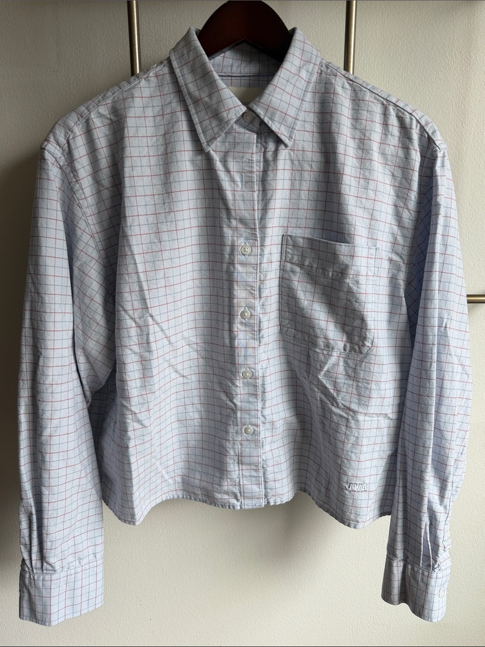 🎇 SALE 🎇 JW ANDERSON x UNIQLO 🎇 OXFORD POPOVER 🎇 LRG 🎇 BLUE CHECK
